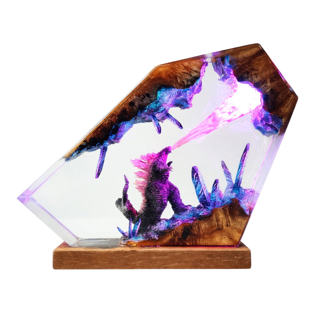 Kaiju Crystal Lamp