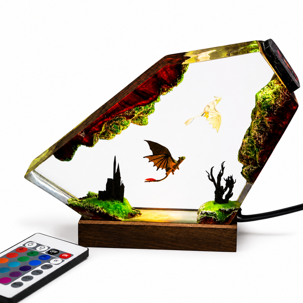 Inferno Flight Dragon Lamp